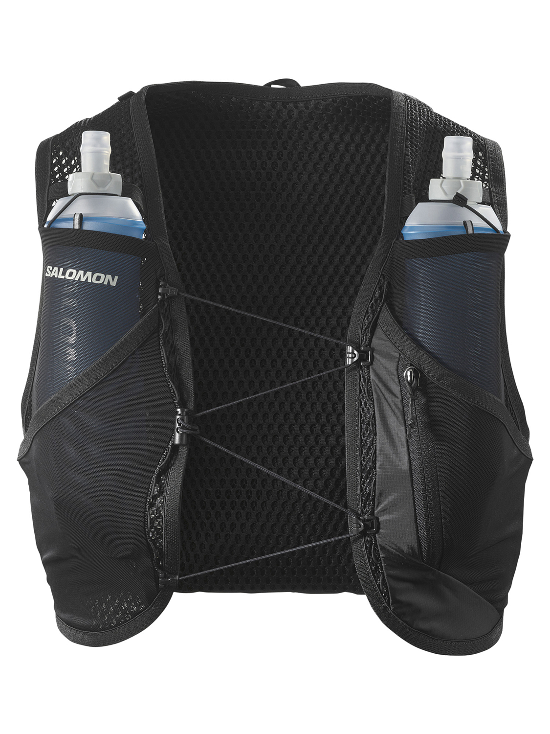 Жилет для бега SALOMON Active Skin 8 Set Black/Metal (US:M)