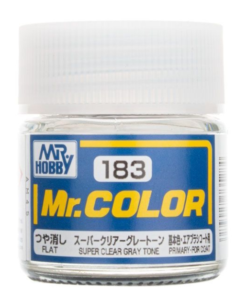 

Лак акриловый на специальном разбавителе MR.HOBBY Mr.Color Super clear gray tone, MH-C183, Прозрачный