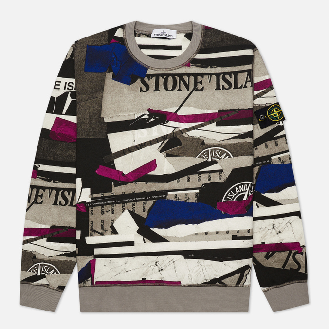 

Свитшот мужской Stone Island 751563087 серый S, 751563087