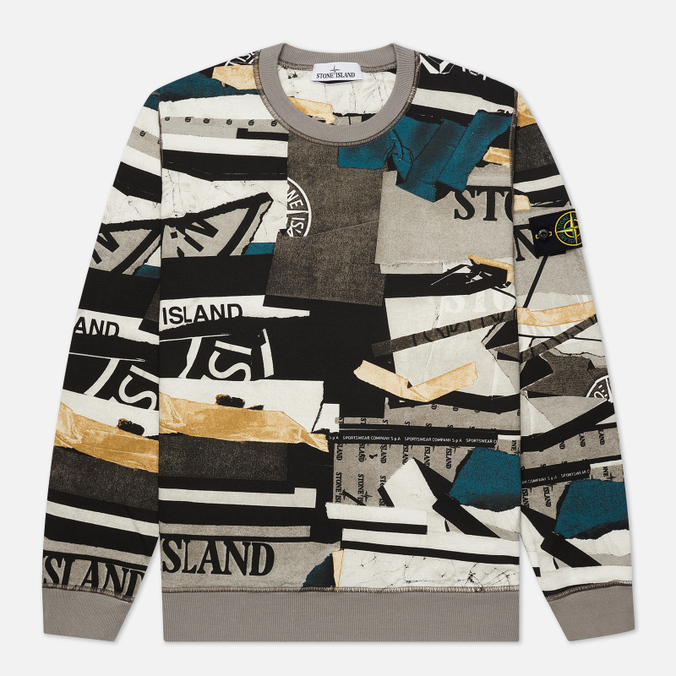 

Свитшот мужской Stone Island 751563087 серый XL, 751563087