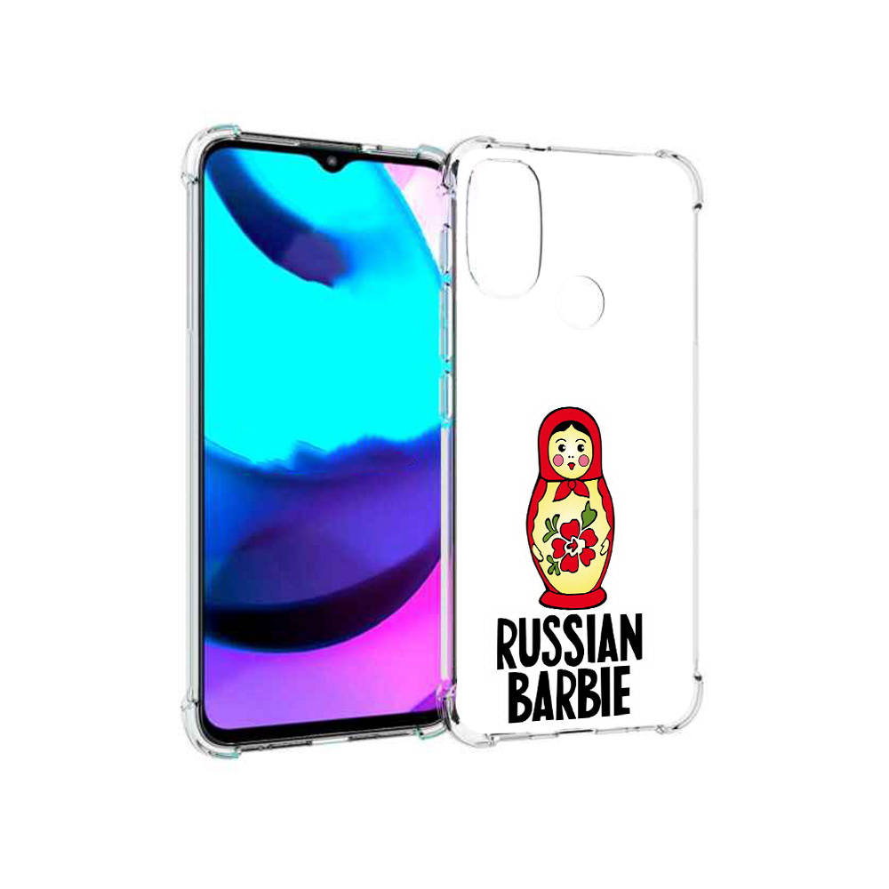 

Чехол MyPads Tocco для Motorola Moto E20 матрешка (PT162039.356.459), Прозрачный, Tocco