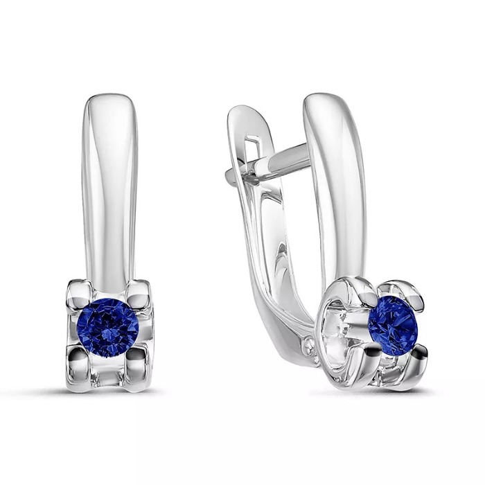 

Серьги из белого золота Дельта БР221457рб, сапфир, БР221457рб