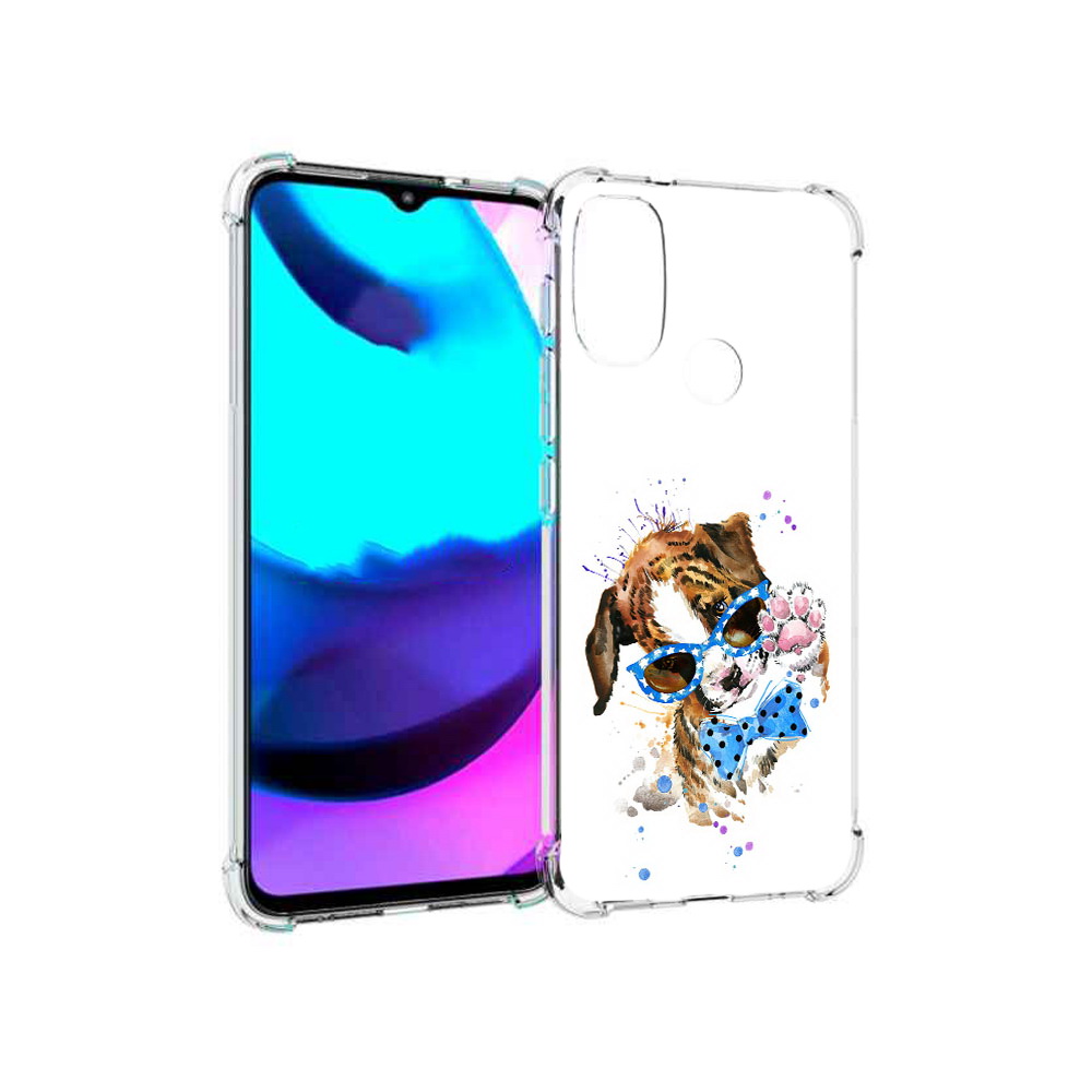 

Чехол MyPads Tocco для Motorola Moto E20 лапочка (PT162039.356.434), Прозрачный, Tocco