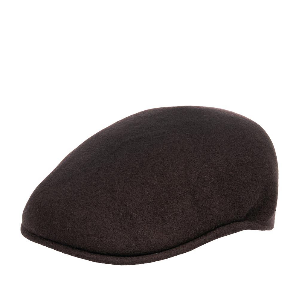 Кепка реглан унисекс Kangol 0258BC Wool 504 темно-коричневая, р.61