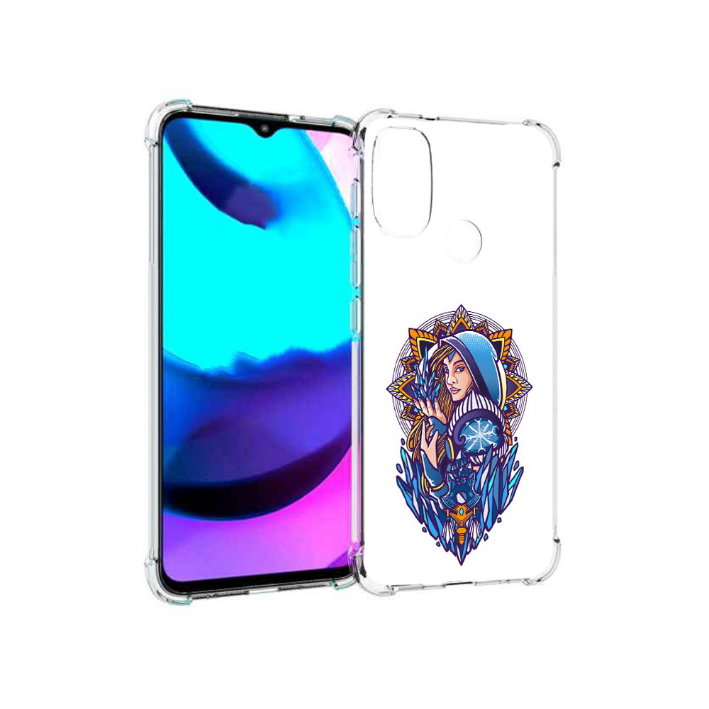 

Чехол MyPads Tocco для Motorola Moto E20 кристал мейден дота 2 (PT162039.356.415), Прозрачный, Tocco