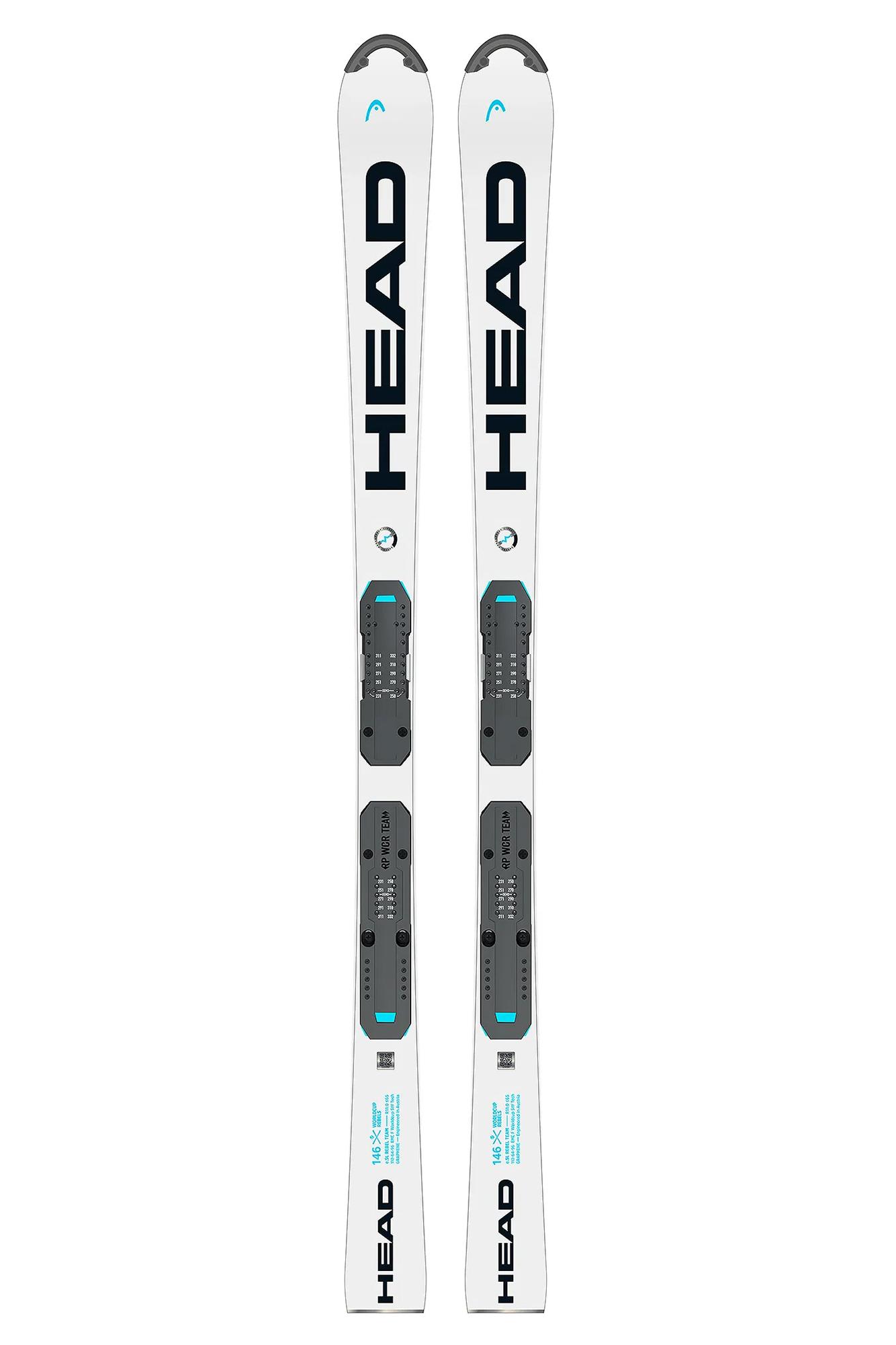 Горные лыжи HEAD WCR e.SL Rebel Team SW RP WCR T White/Black (см:125)