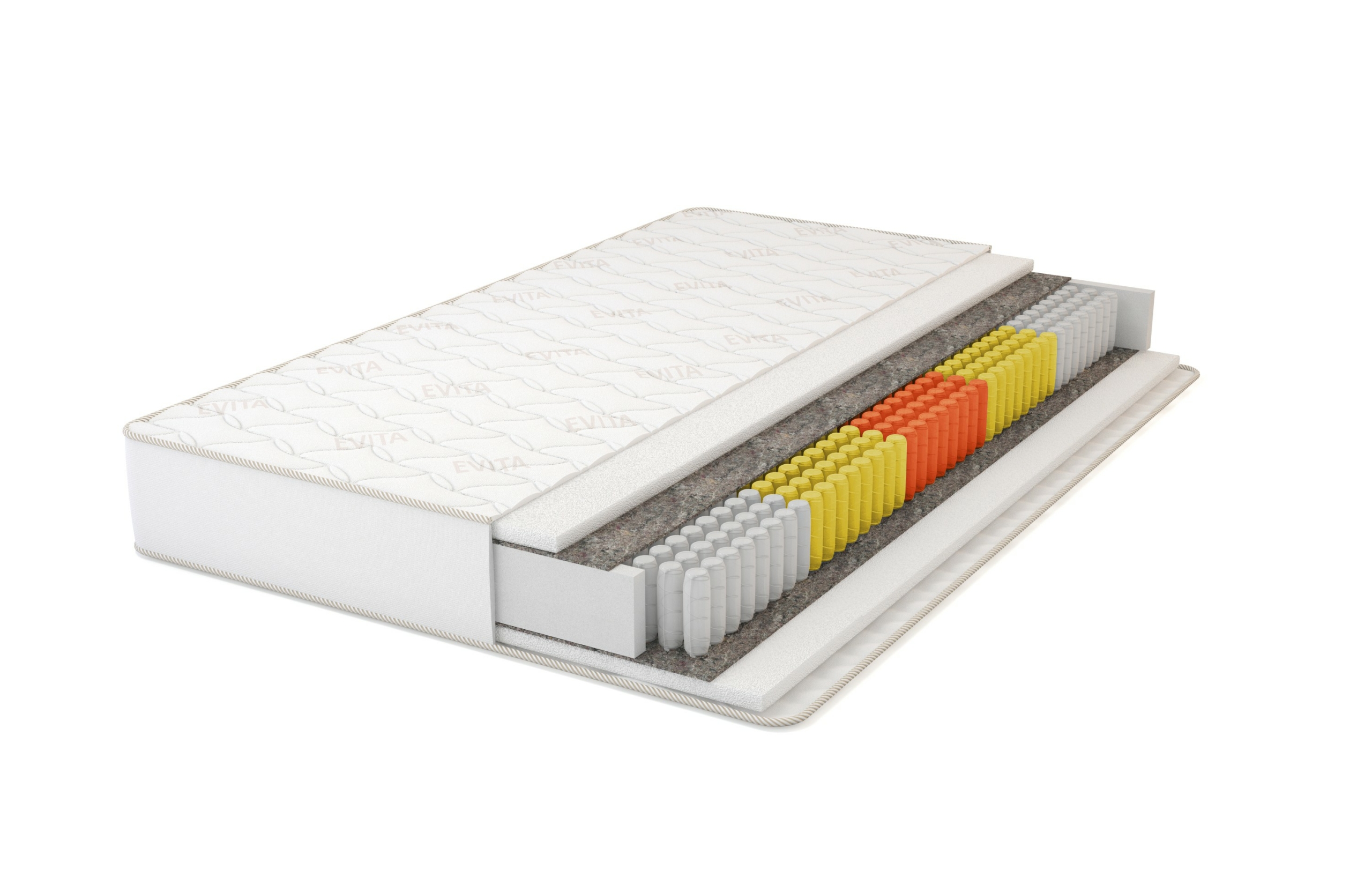 

Матрас Evita Eco EVS1000 160x195, Белый, Eco EVS1000