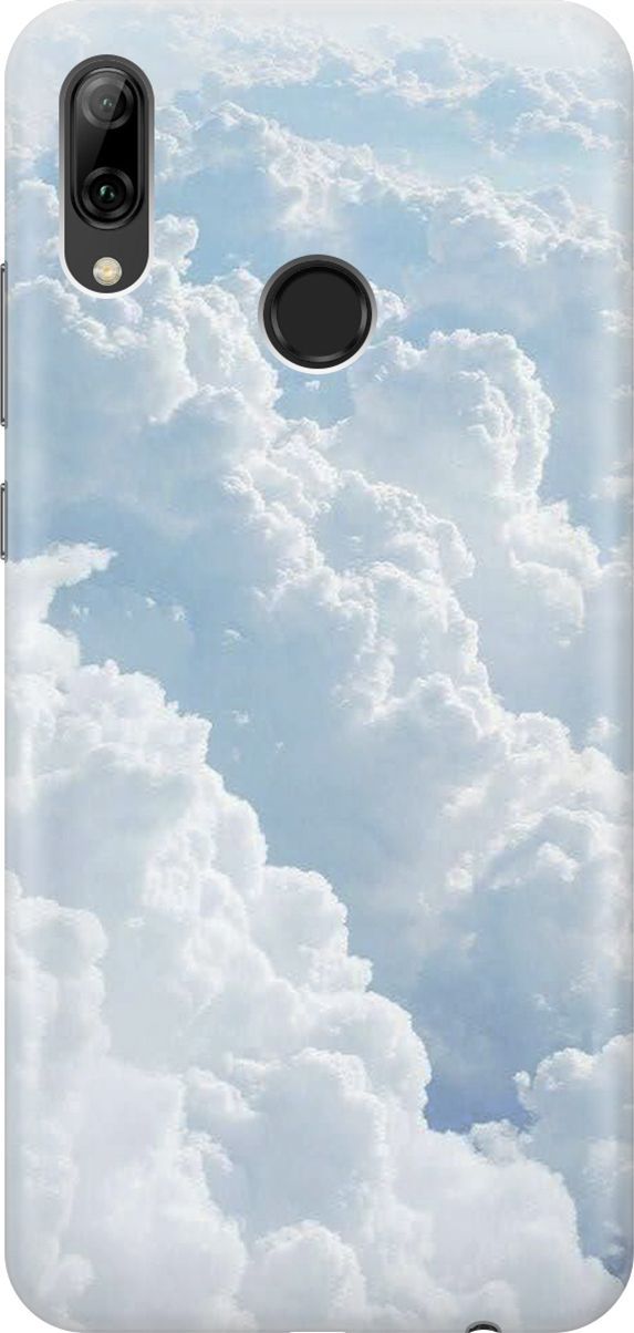 

Чехол на Honor 10 Lite/Huawei P Smart (2019) "Кучевые облака", Белый;голубой, 5886