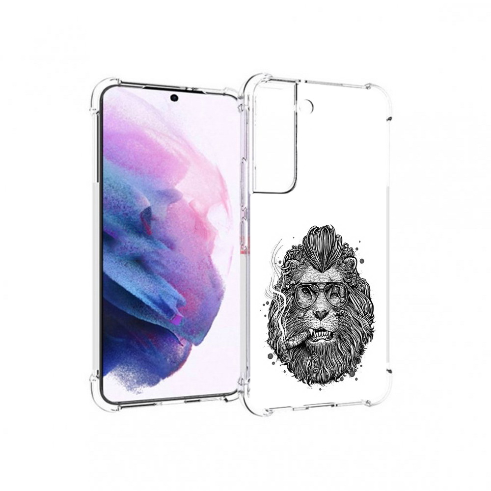 

Чехол MyPads Tocco для Samsung Galaxy S22 курящий лев (PT194926.508.432), Прозрачный, Tocco