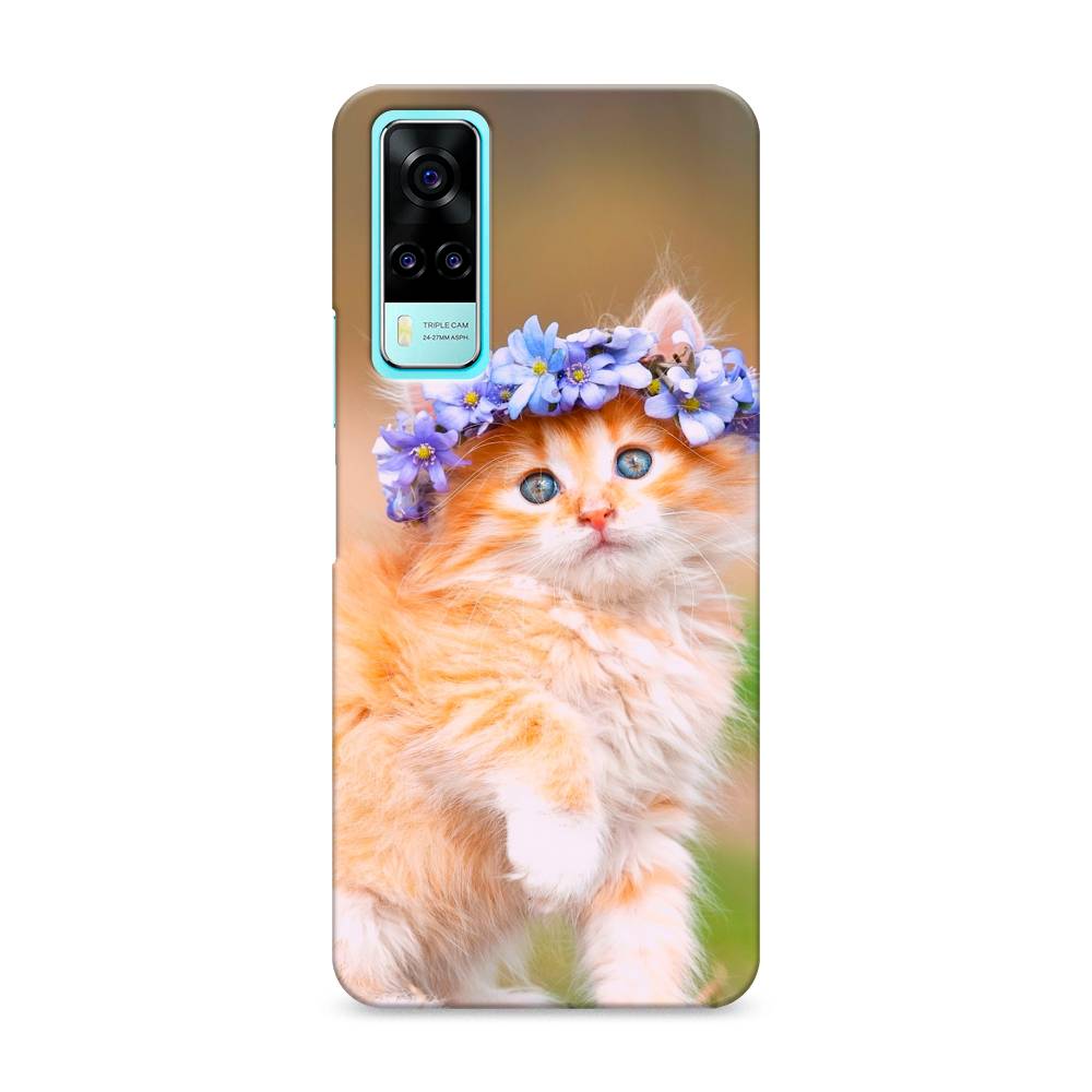 

Чехол Awog "Рыжий кот в венке" для Vivo Y53s 4G, 264920-1
