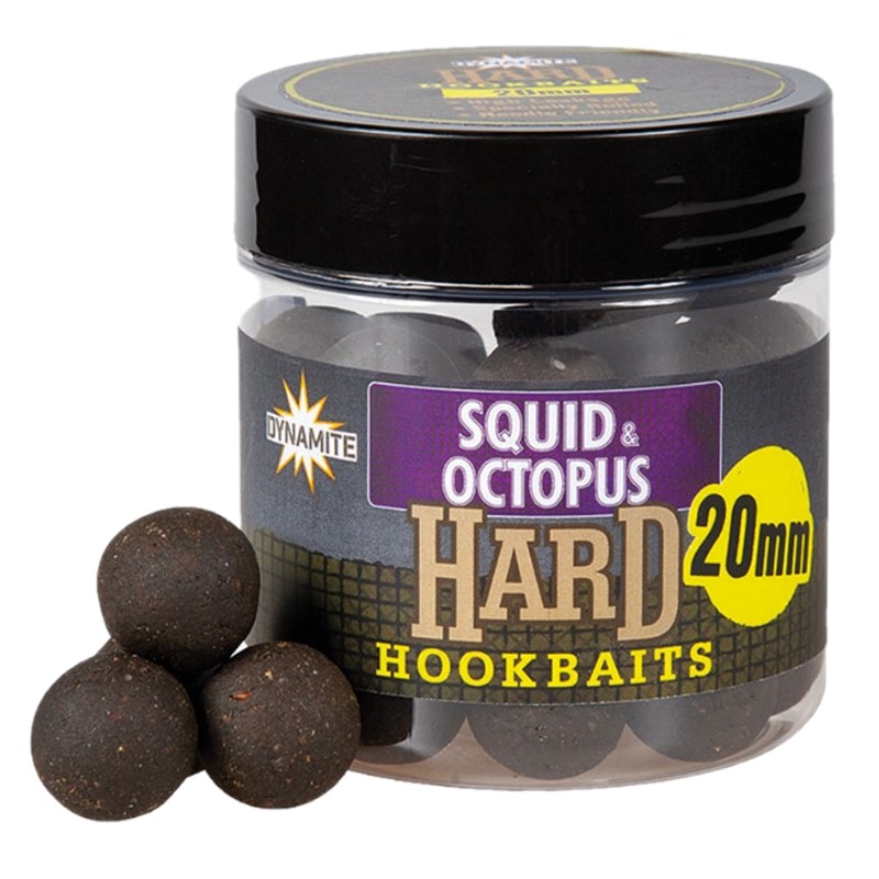 Бойлы насадочные Dynamite Baits Hard Hook Baits Squid & Octopus 20мм