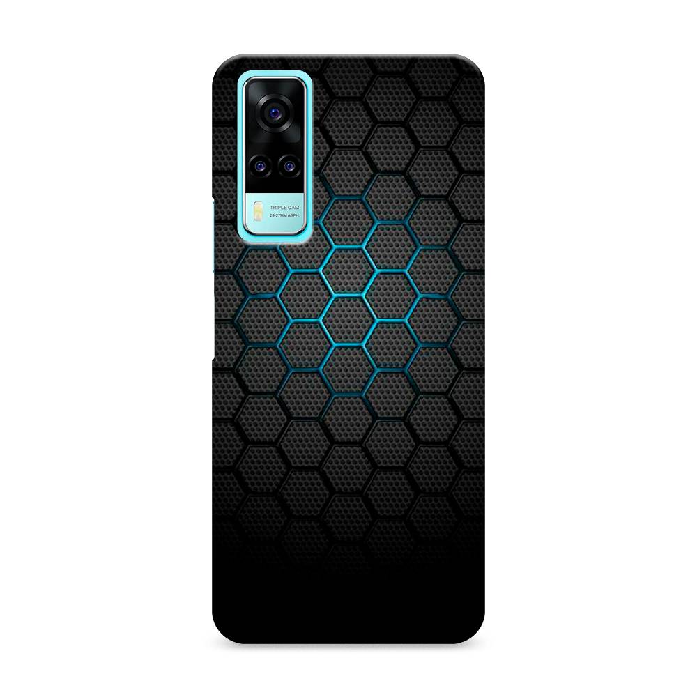

Чехол Awog "Бирюзовые соты" для Vivo Y53s 4G, 264920-2