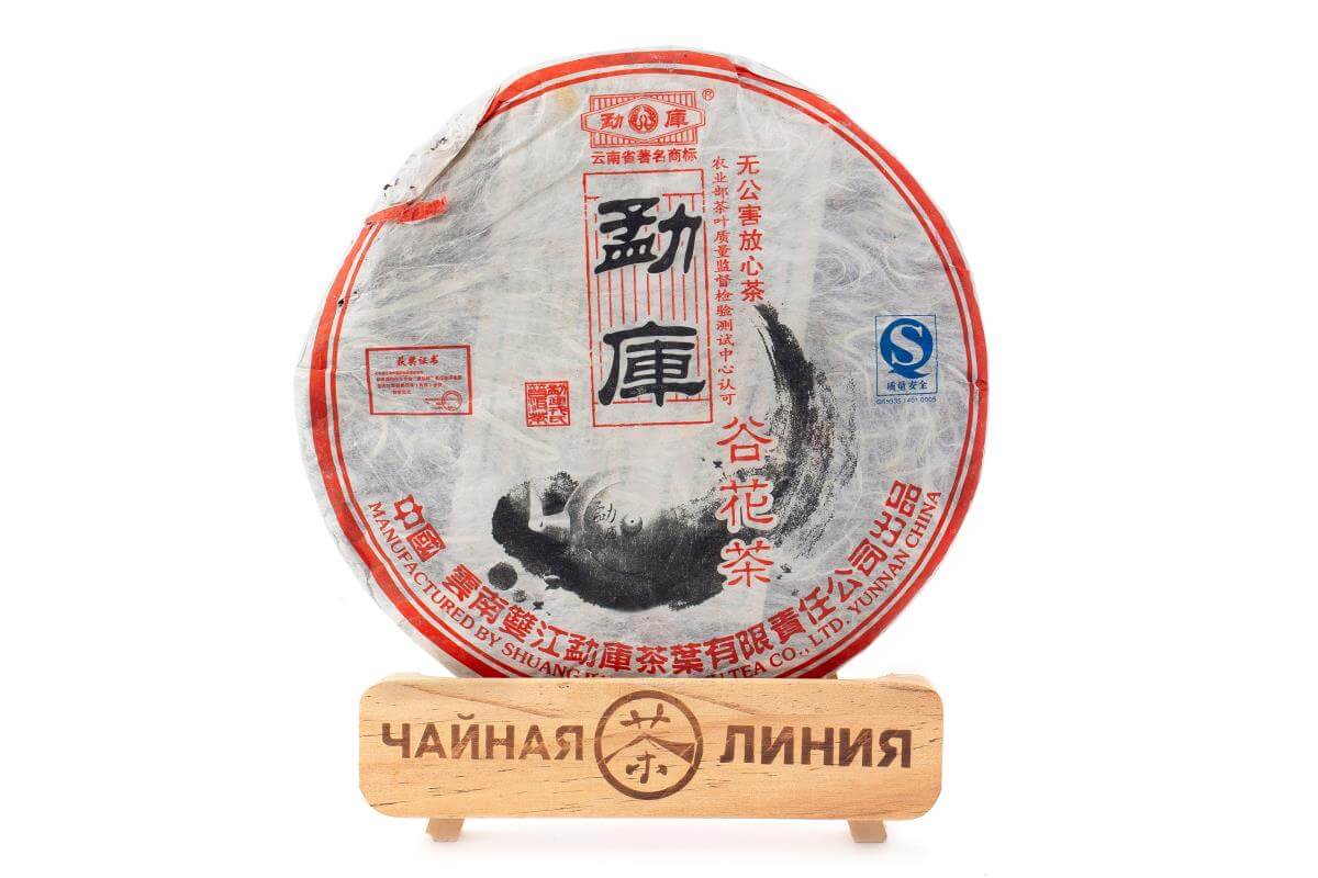 

Шэн пуэр 2006 г. "Мэнку гухуабин" 357 г