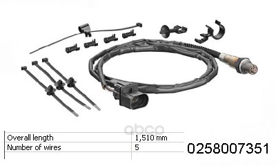 

Лямбда-зонд BOSCH 0258007351