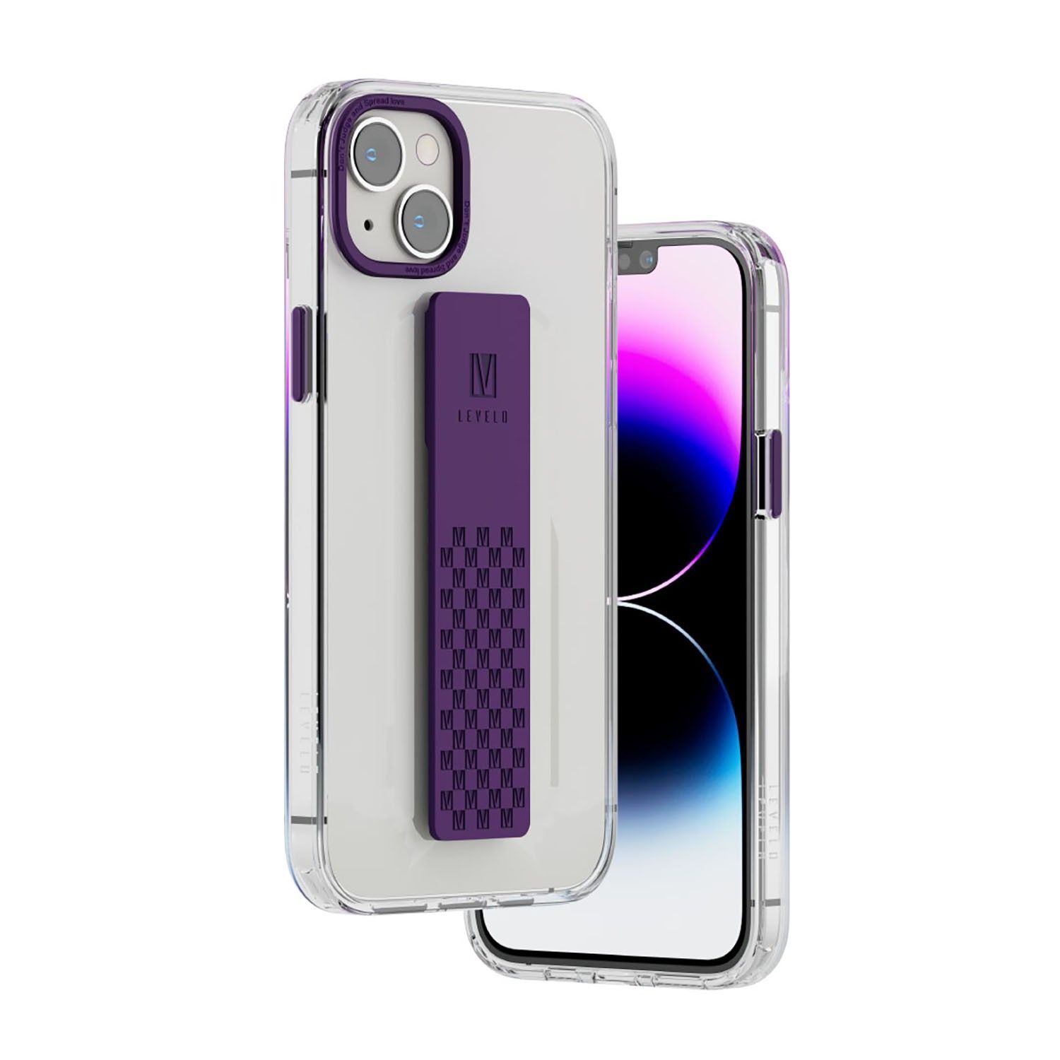 Чехол для смартфона iPhone 14 Plus 6.7 Levelo Graphia IMD Clear Case With Extra Grip