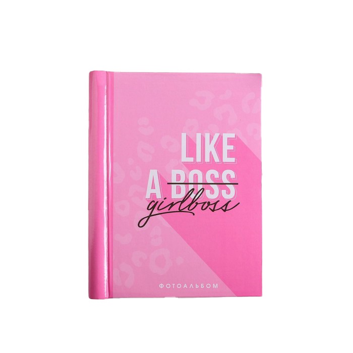 

Фотоальбом Like a girlboss, 10 магнитных листов, Розовый, Альбомы для себя