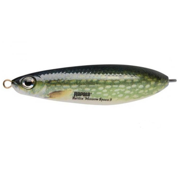 

Незацепляйка Rapala Rattlin Minnow Spoon RMSR08 /PK, Зеленый