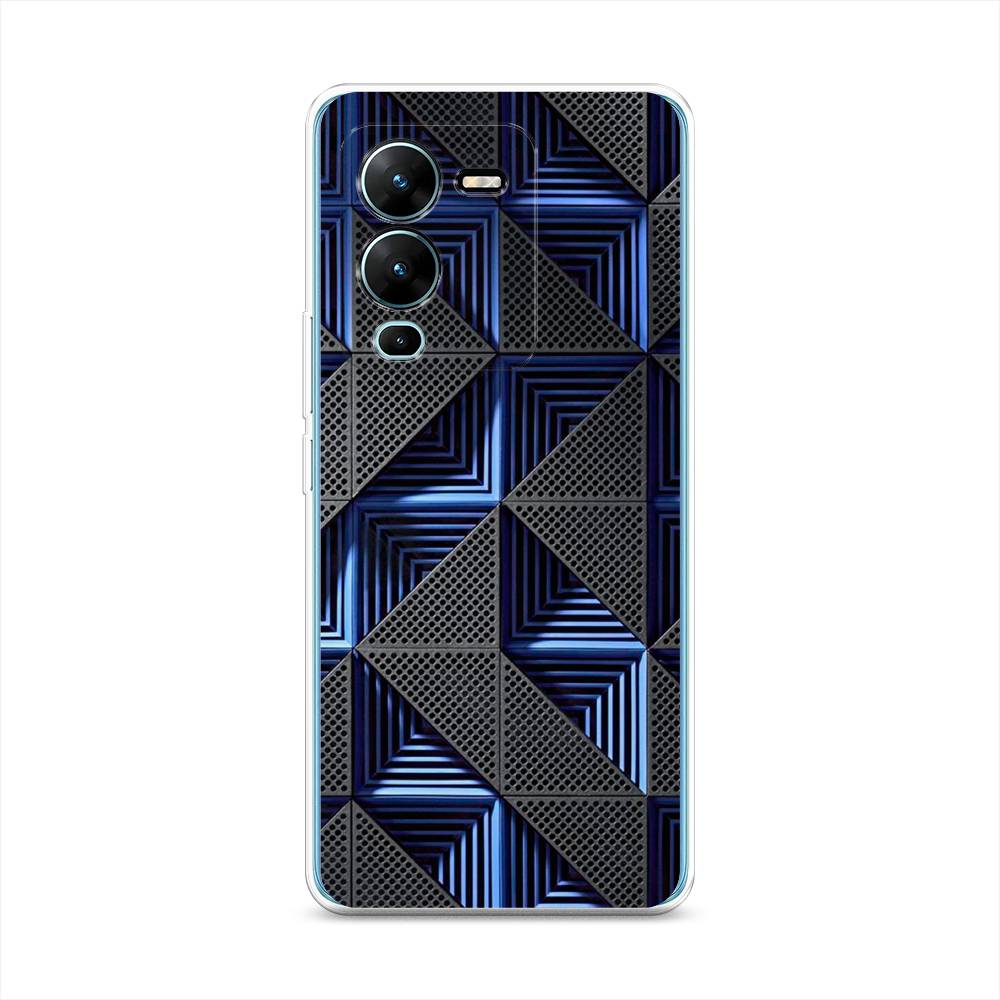 

Чехол на Vivo V25 Pro 5G "IBM", Серый;синий, 267450-3
