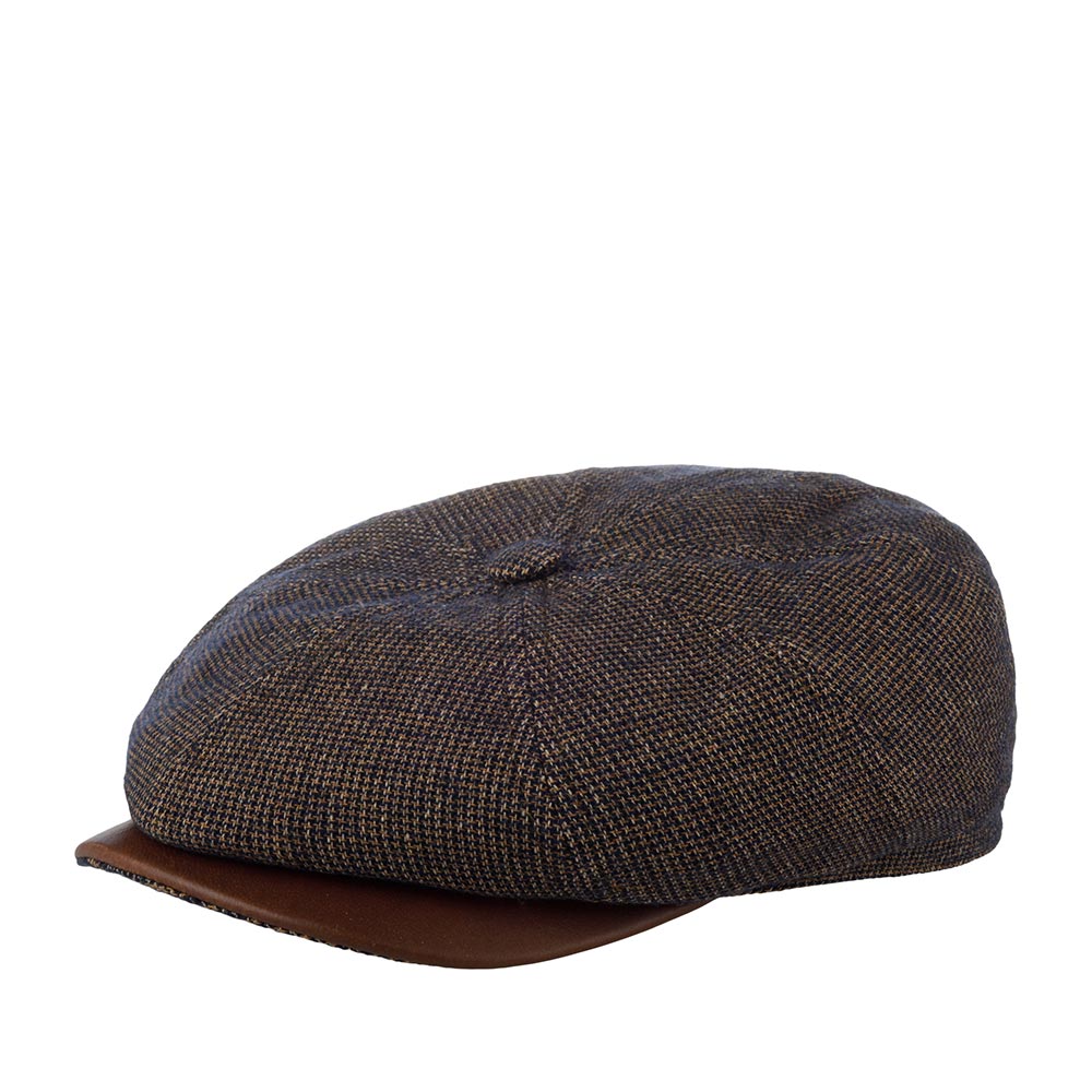 

Кепка восьмиклинка унисекс Stetson 6870803 HATTERAS WOOL/COTTON коричневая, р.59, Коричневый, 6870803 HATTERAS WOOL/COTTON