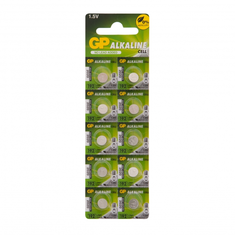 

Батарейка GP Alkaline cell 192 (G3, LR41)