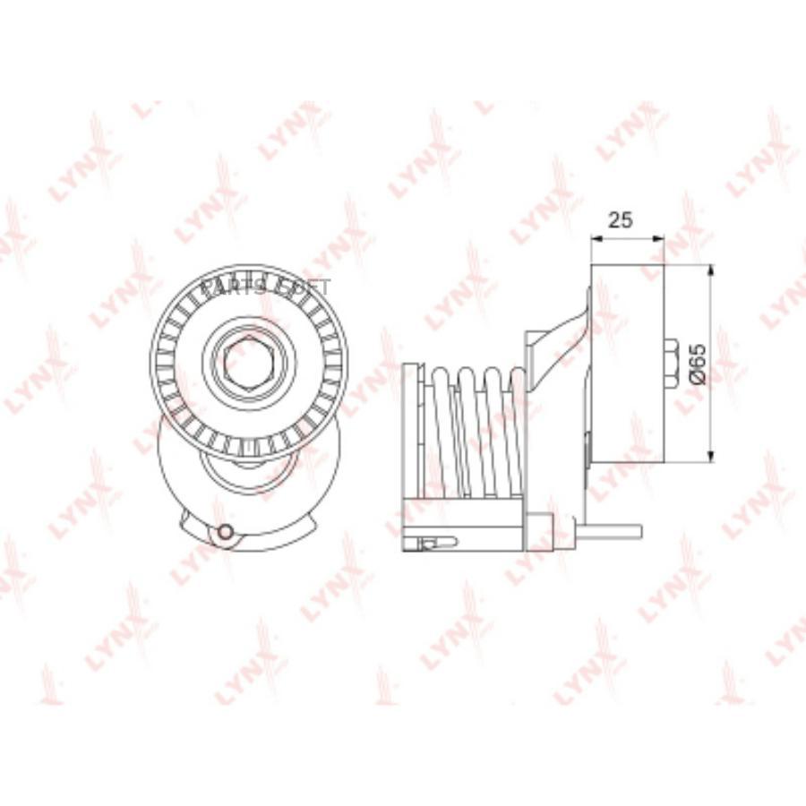 

Натяжитель Приводного Ремня LYNXauto арт. PT-3105