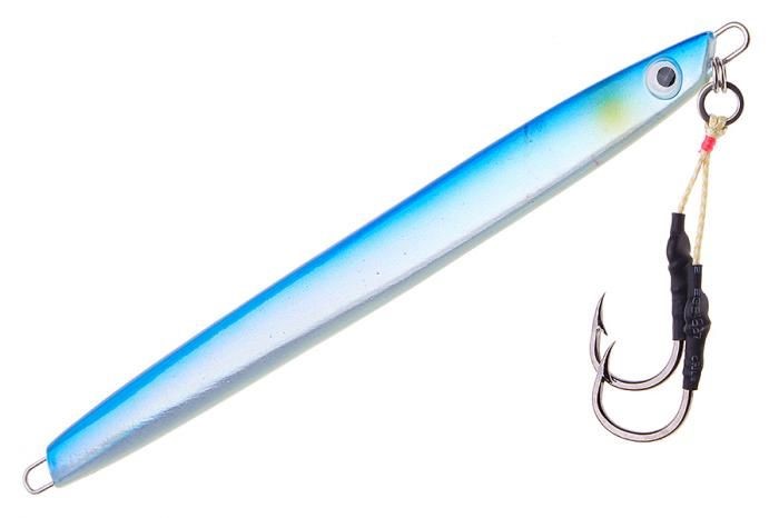 

Пилькер Asari Runner Stinger 340гр #11 silver Blue, Серебристый;синий