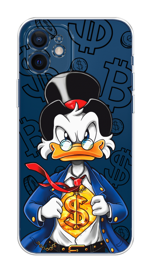

Чехол на Apple iPhone 12 Mini "Scrooge Goldman", Черный;белый;синий, 12650-1