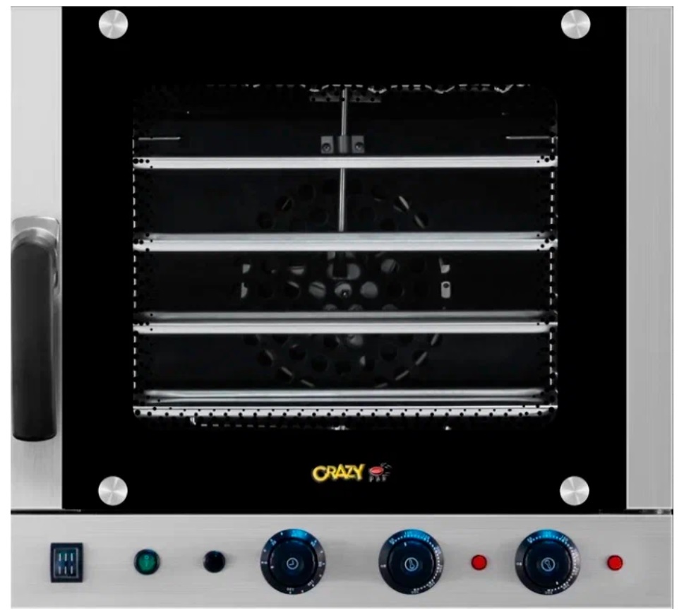 

Встраиваемый электрический духовой шкаф CRAZY PAN CP-EC07FSR серебристый, CP-EC07FSR