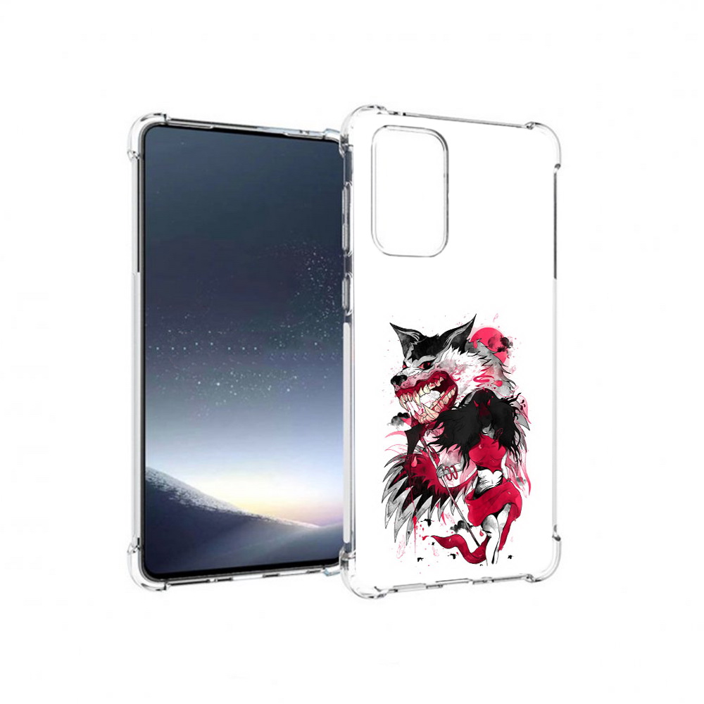 

Чехол MyPads Tocco для Samsung Galaxy A73 красная шапочка (PT226913.548.410), Прозрачный, Tocco