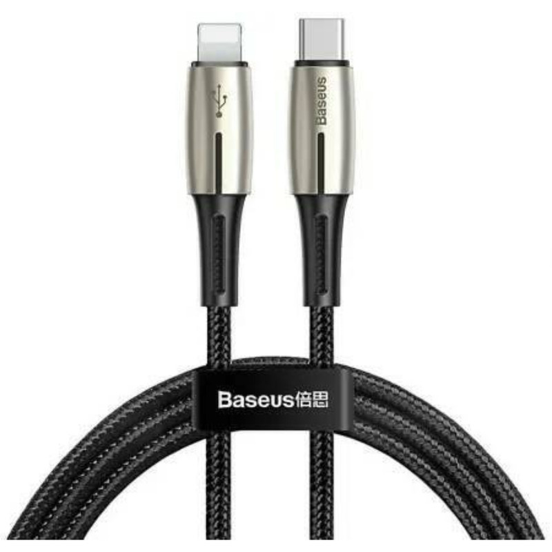

Кабель lightning - usb Baseus Water Drop 1.3 м черный, Water Drop
