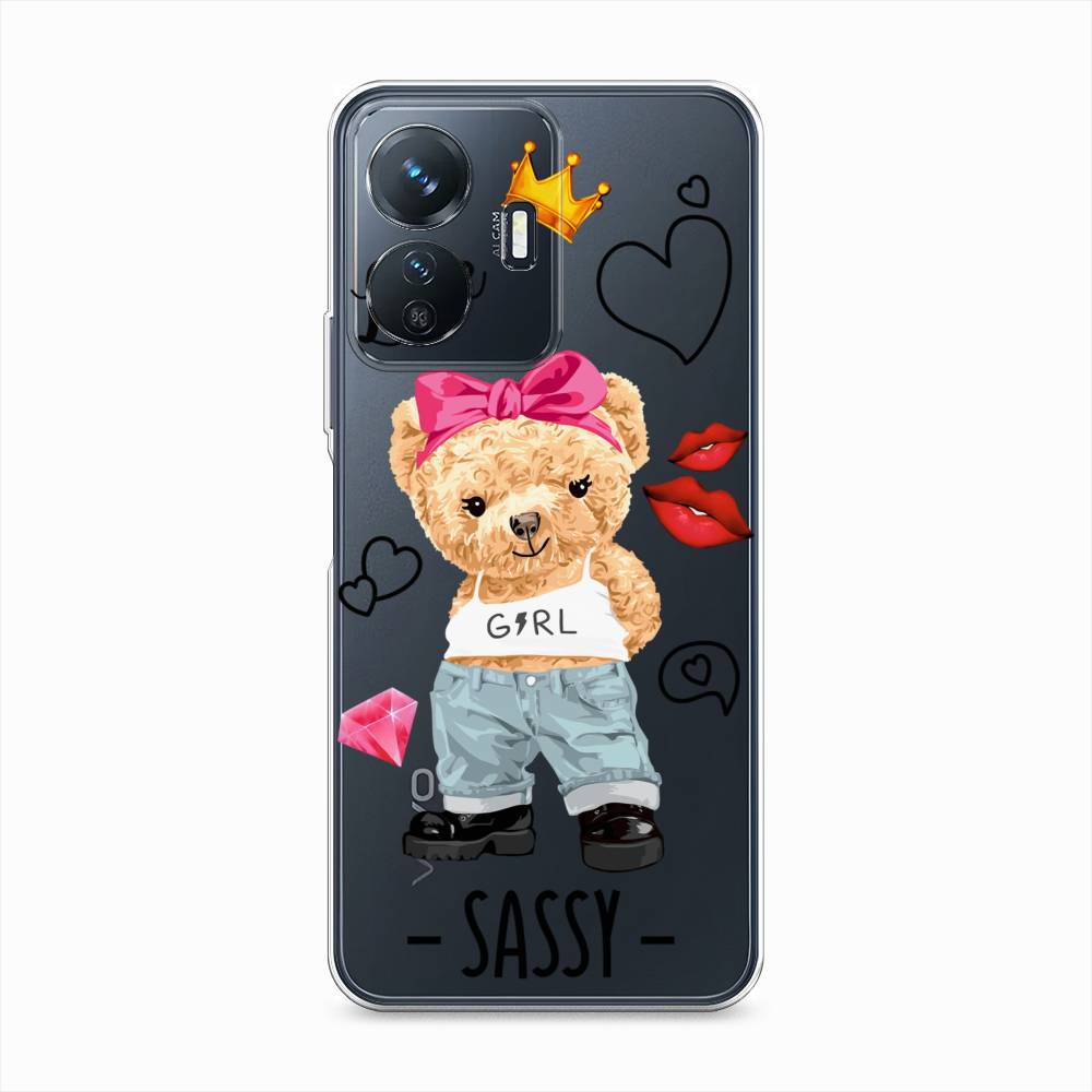 

Чехол на Vivo Y77e "Sugar Mommy", Голубой;белый;розовый, 267350-6