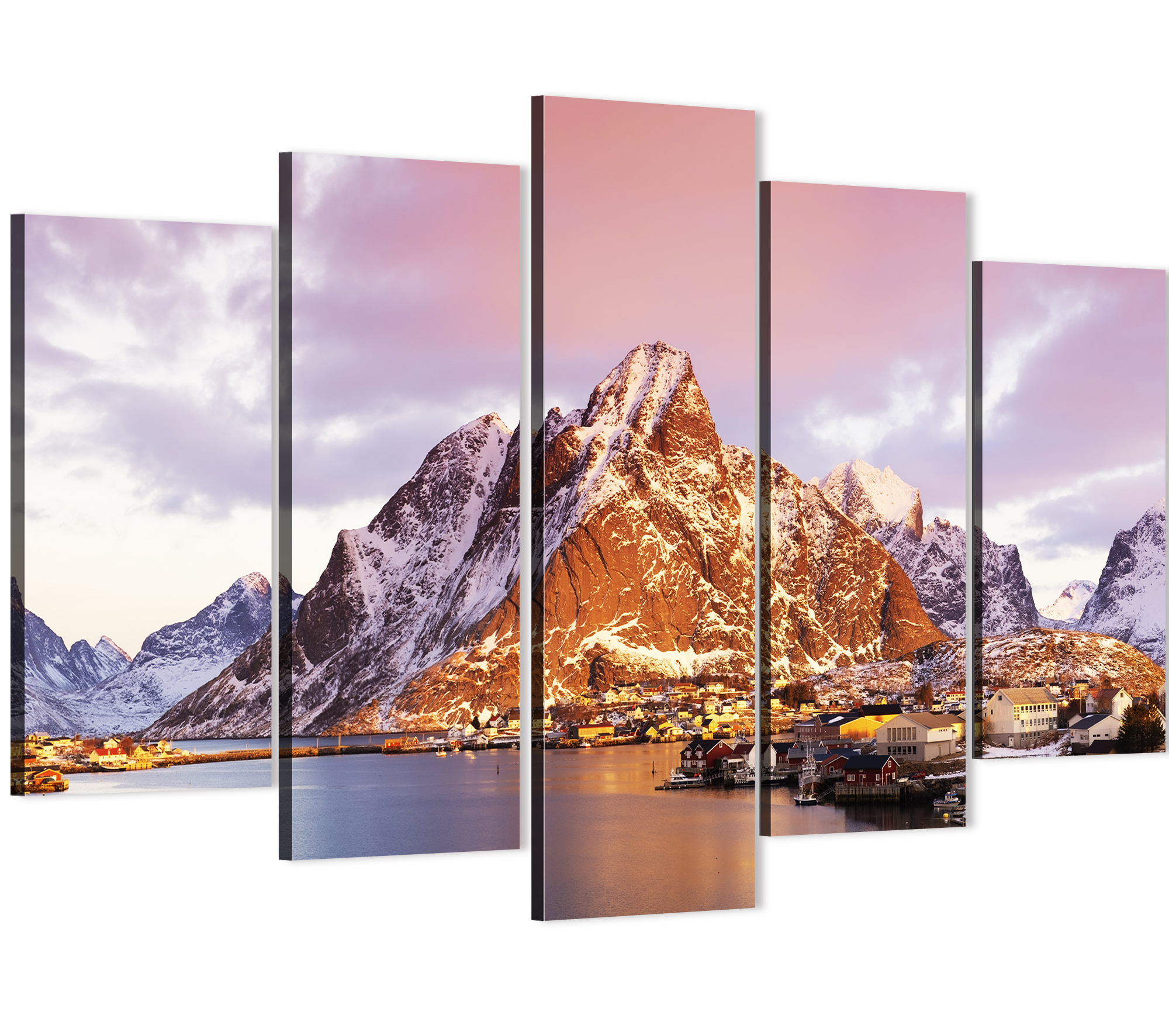 

Модульная картина на холсте Пейзаж гор 80х140 см, MD0092 - ХОЛСТ