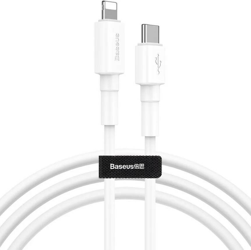 

Кабель lightning - usb Baseus Mini 1 м белый, Mini