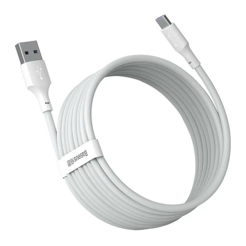 

Кабель usb type-c - usb Baseus Cafule Series 2 м белый, Cafule Series