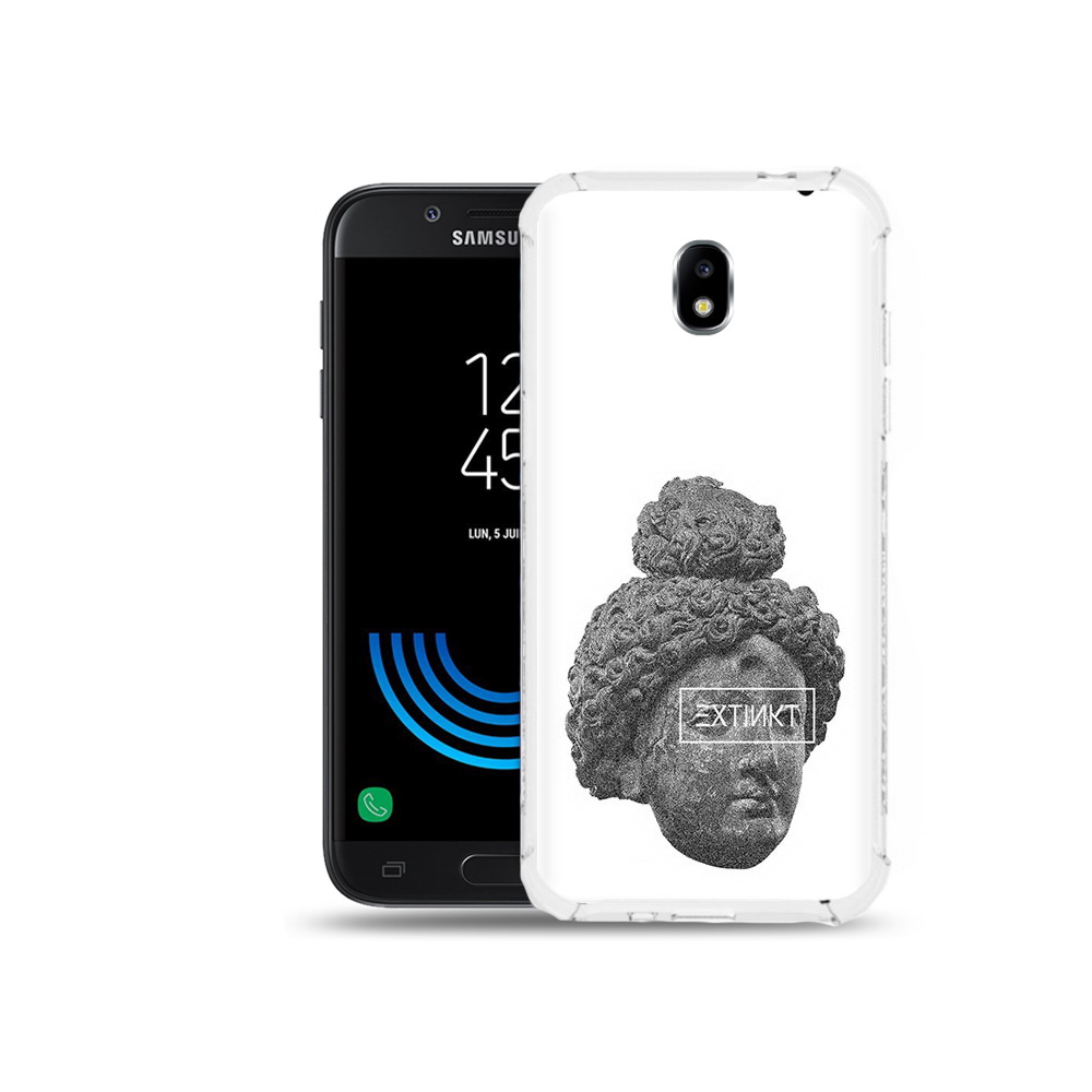 

Чехол MyPads Tocco для Samsung Galaxy J5 (2017) каменное лицо девушки, Прозрачный, Tocco