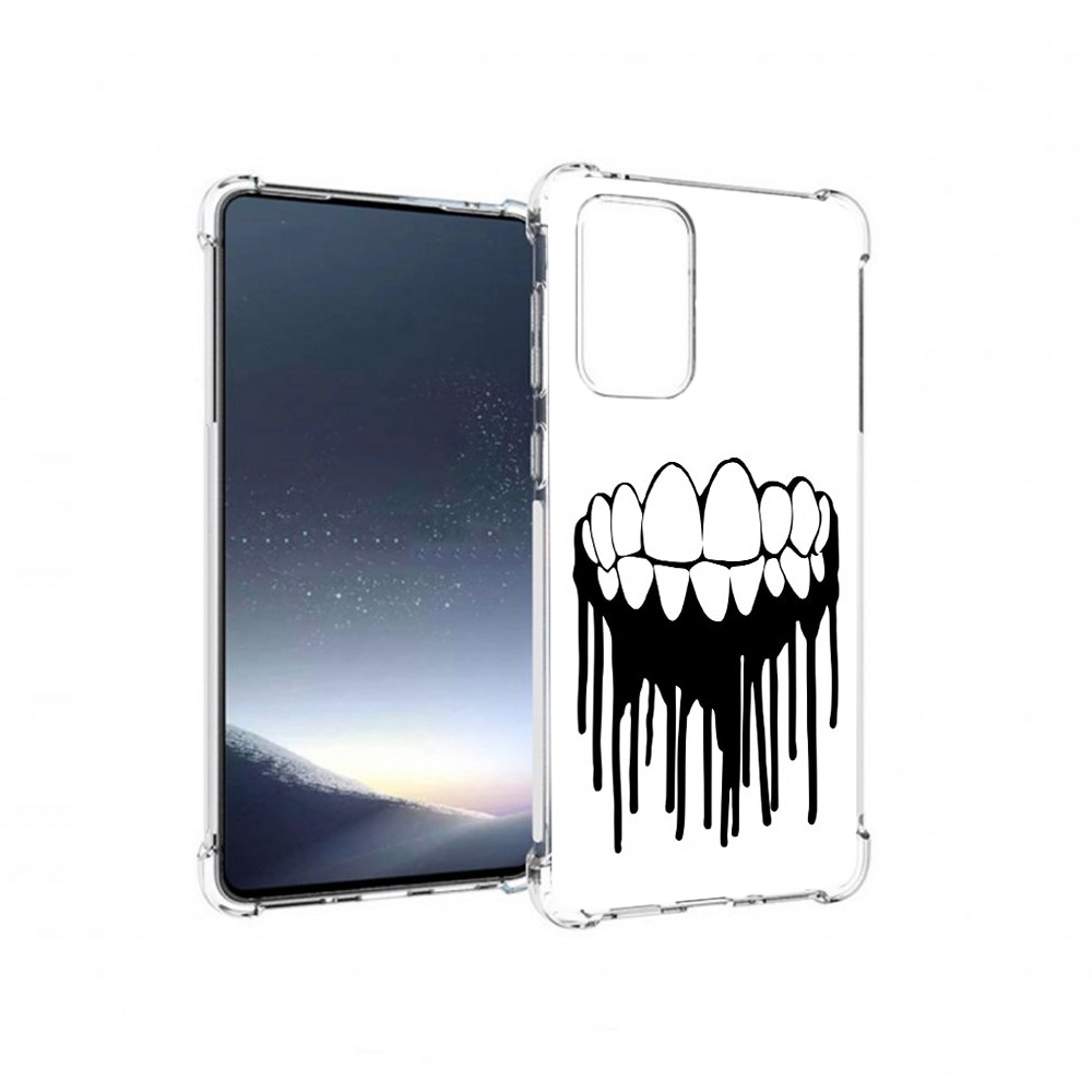 

Чехол MyPads Tocco для Samsung Galaxy A73 зубы (PT226913.548.372), Прозрачный, Tocco
