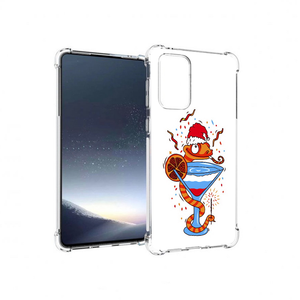

Чехол MyPads Tocco для Samsung Galaxy A73 змейка (PT226913.548.364), Прозрачный, Tocco