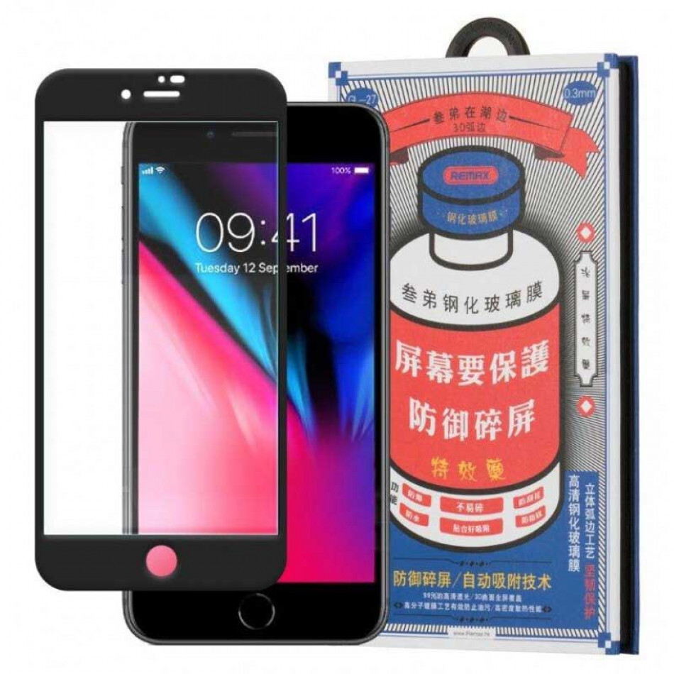 

Защитное стекло Remax для iPhone 7/8 GL-27 3D Black, 7 Black