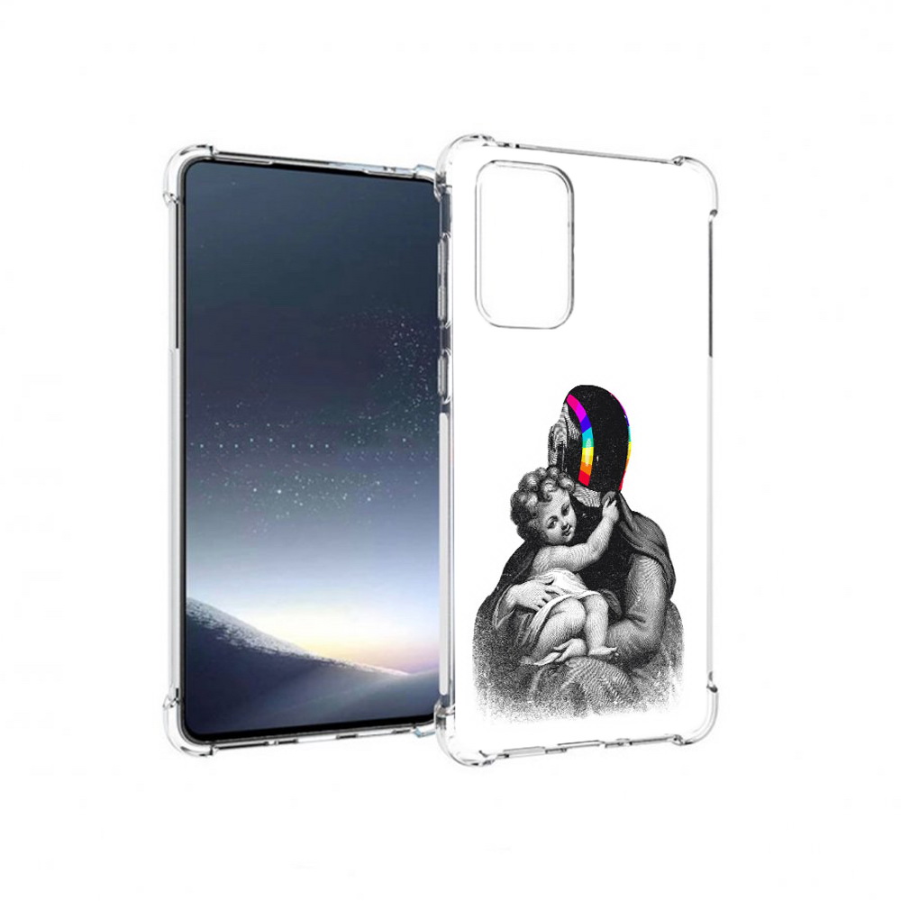 

Чехол MyPads Tocco для Samsung Galaxy A73 защитник в шлеме (PT226913.548.350), Прозрачный, Tocco