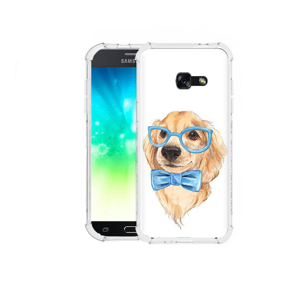 

Чехол MyPads Tocco для Samsung Galaxy A3 (2016) Собака интеллигент, Прозрачный, Tocco