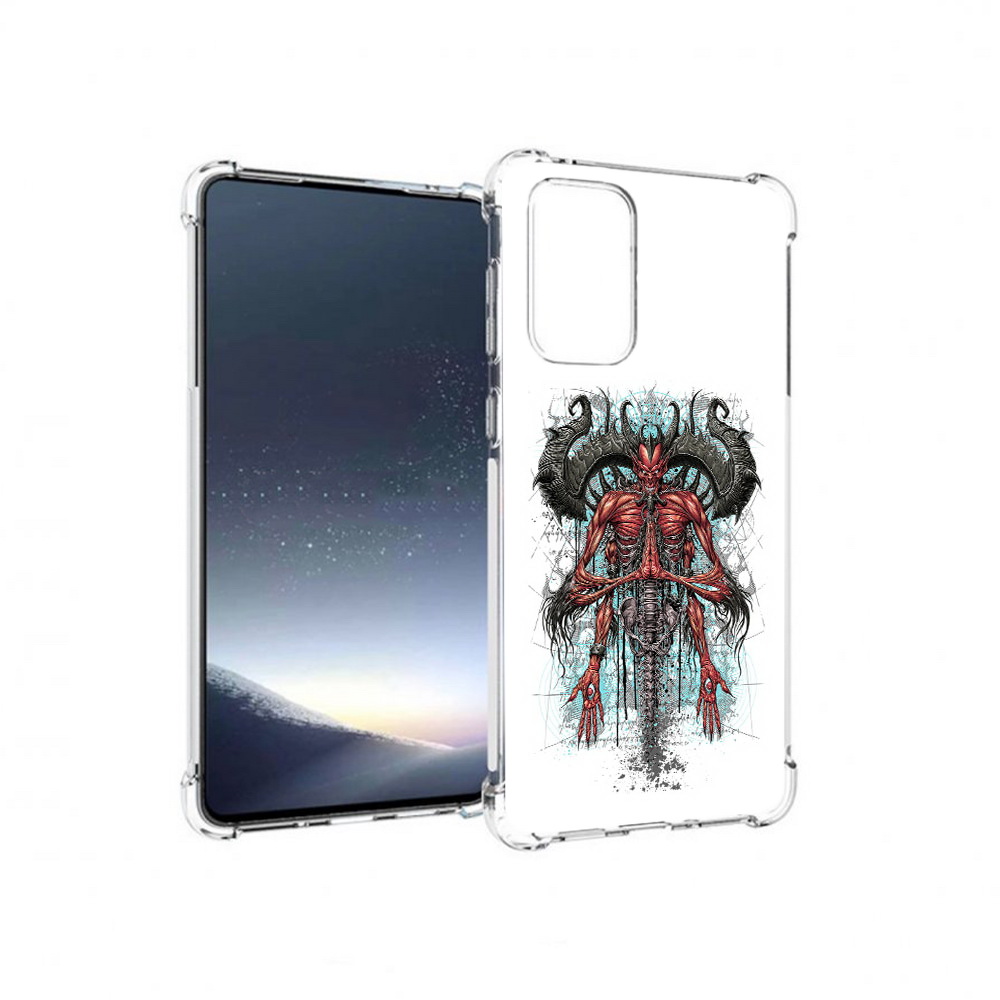 

Чехол MyPads Tocco для Samsung Galaxy A73 дьявол (PT226913.548.340), Прозрачный, Tocco