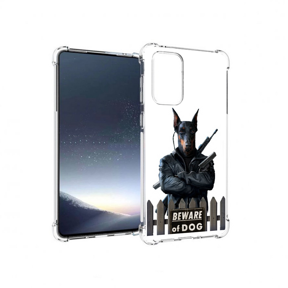 

Чехол MyPads Tocco для Samsung Galaxy A73 доберман (PT226913.548.332), Прозрачный, Tocco