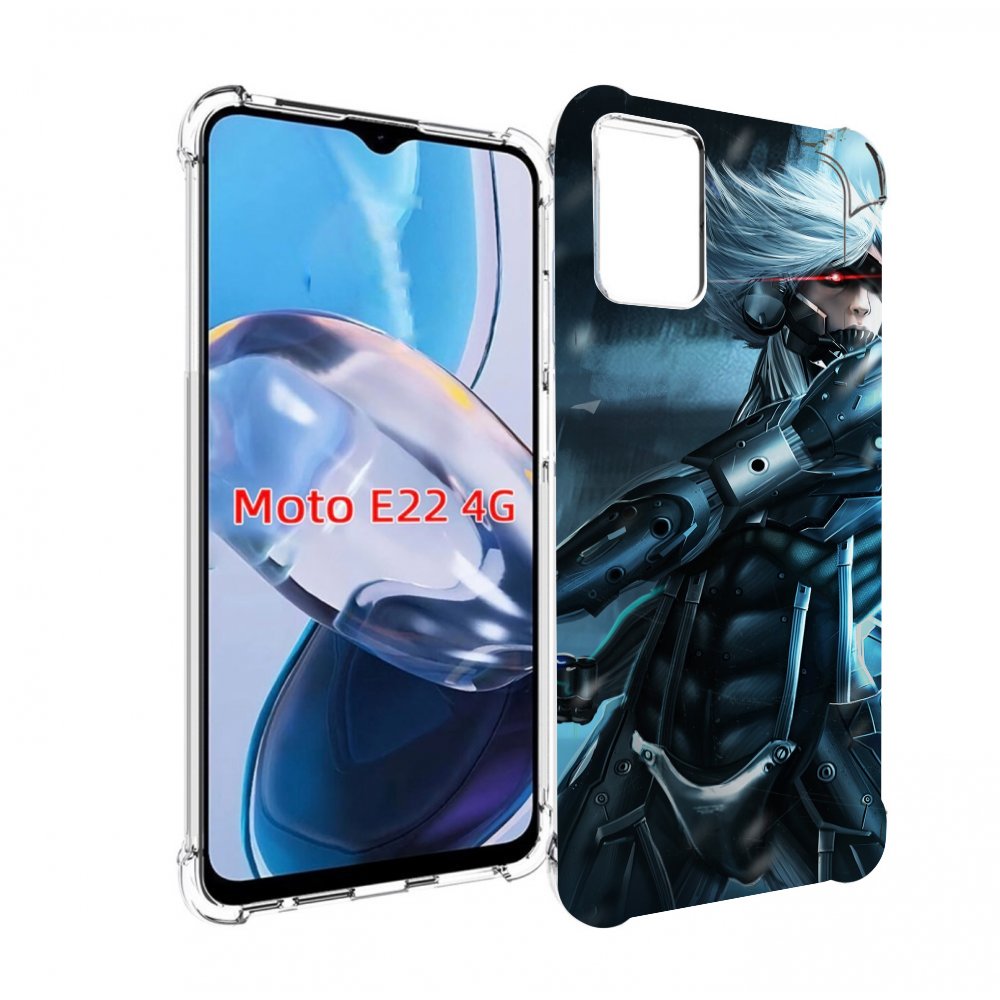 

Чехол MyPads Metal Gear Rising Revengeance для Motorola Moto E22 4G / E22i 4G, Прозрачный, Tocco