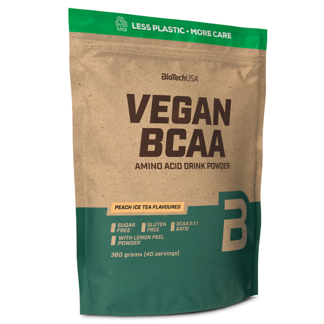 BiotechUSA Vegan BCAA 360 г, холодный персиковый чай