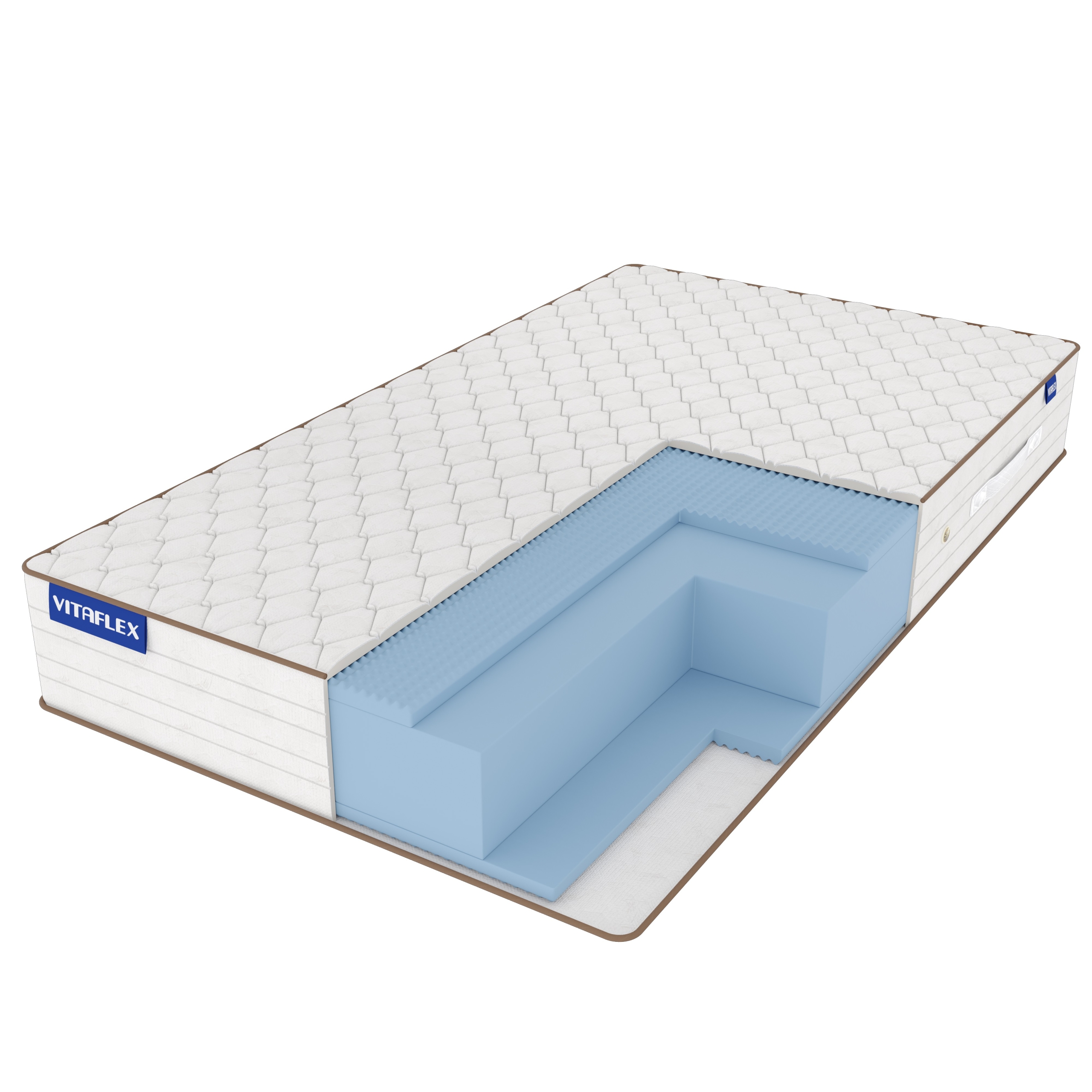 

Матрас Vitaflex Relax Foam Mix Big 185х170, Белый, Foam Mix Big