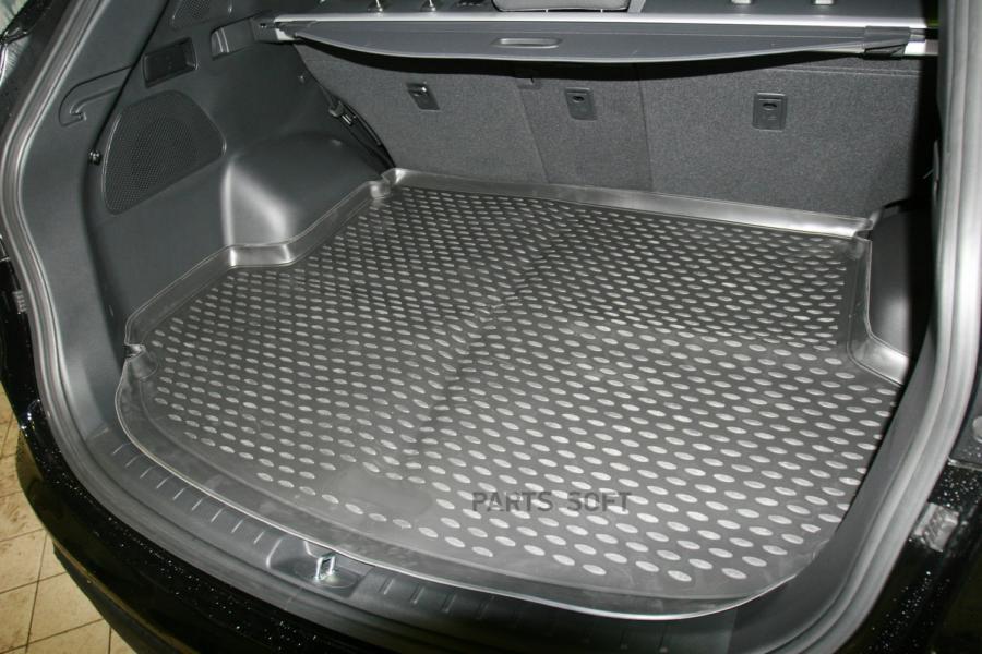 

AUTOFAMILY Коврик в багажник HYUNDAI Santa Fe, 2012->, 5 мест, кросс. (полиуретан)