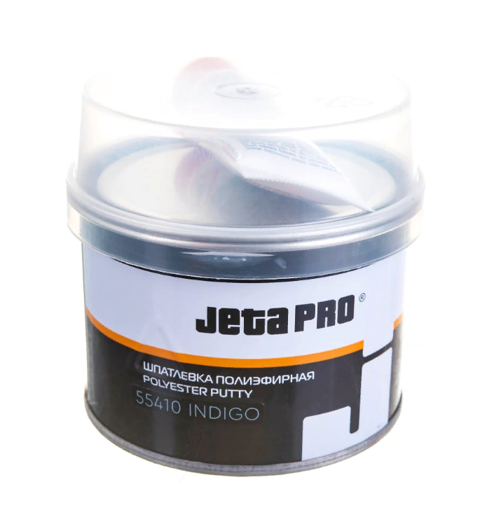 Шпатлевка автомобильная JetaPro 55410/0,25 NDIGO, микростекловолокно, 0.25 кг.