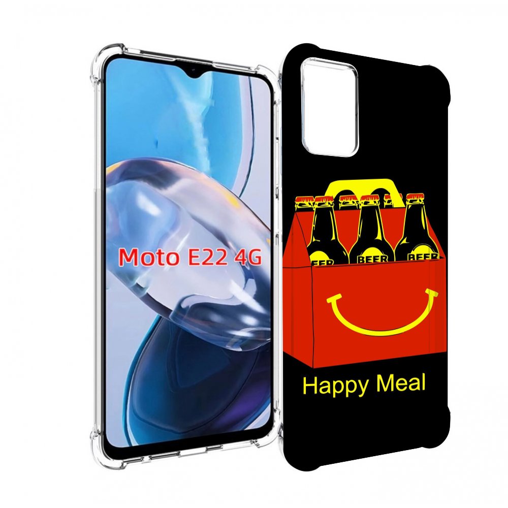 

Чехол MyPads Happy Meal для Motorola Moto E22 4G / E22i 4G, Прозрачный, Tocco