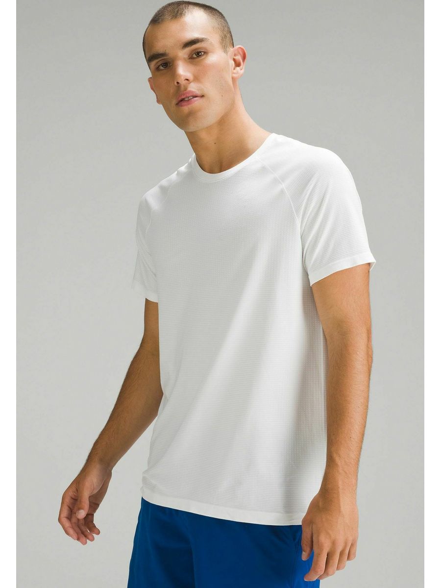 

Футболка мужская lululemon LLS22O001 белая S, Белый, LLS22O001