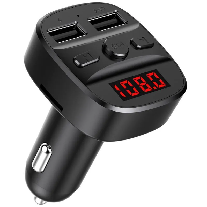 

FM-модулятор T60 Bluetooth, 2 USB, FM-радио, MP3-плеер